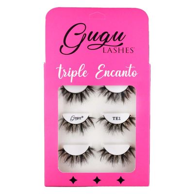 Pestañas Triple Encanto TE1 - Gugu Lashes