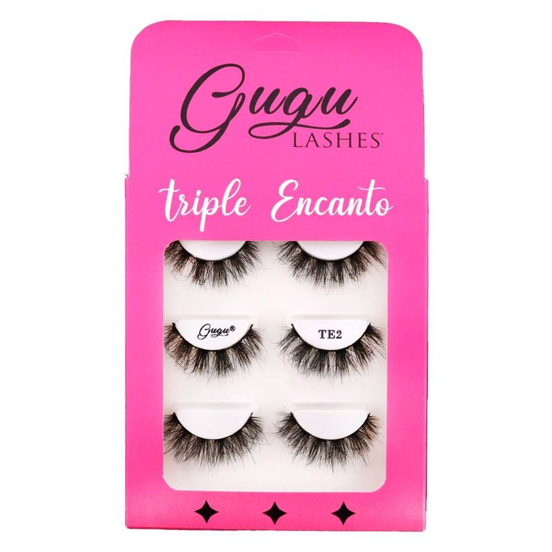 Pestañas Triple Encanto TE2 - Gugu Lashes