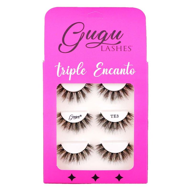 Pestañas Triple Encanto TE3 -Gugu Lashes