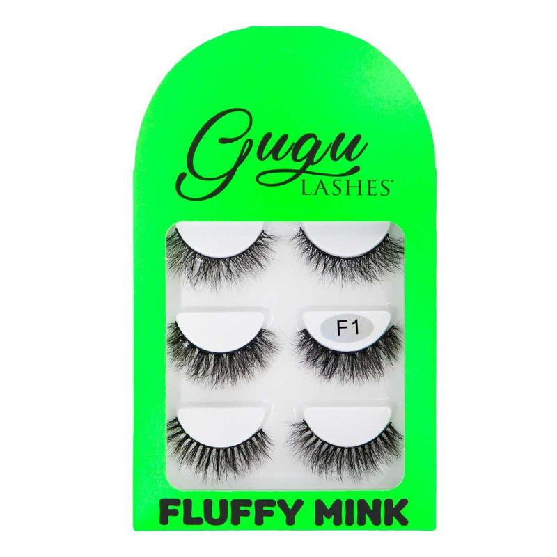 Set de pestañas Fluffy Mink F1 - Gugu Lashes