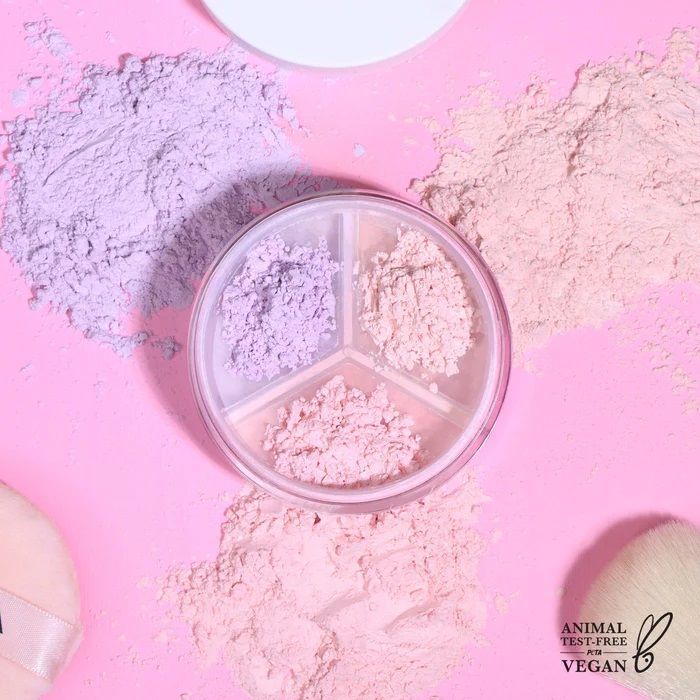 Polvo suelto fijador Set & Correct - 005, Rose Pink - Moira