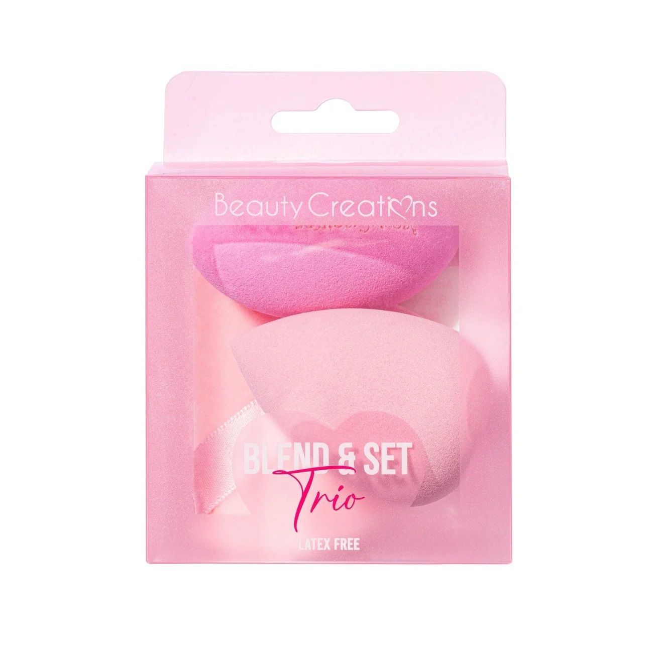 Trío de esponjas y borla - Beauty Creations