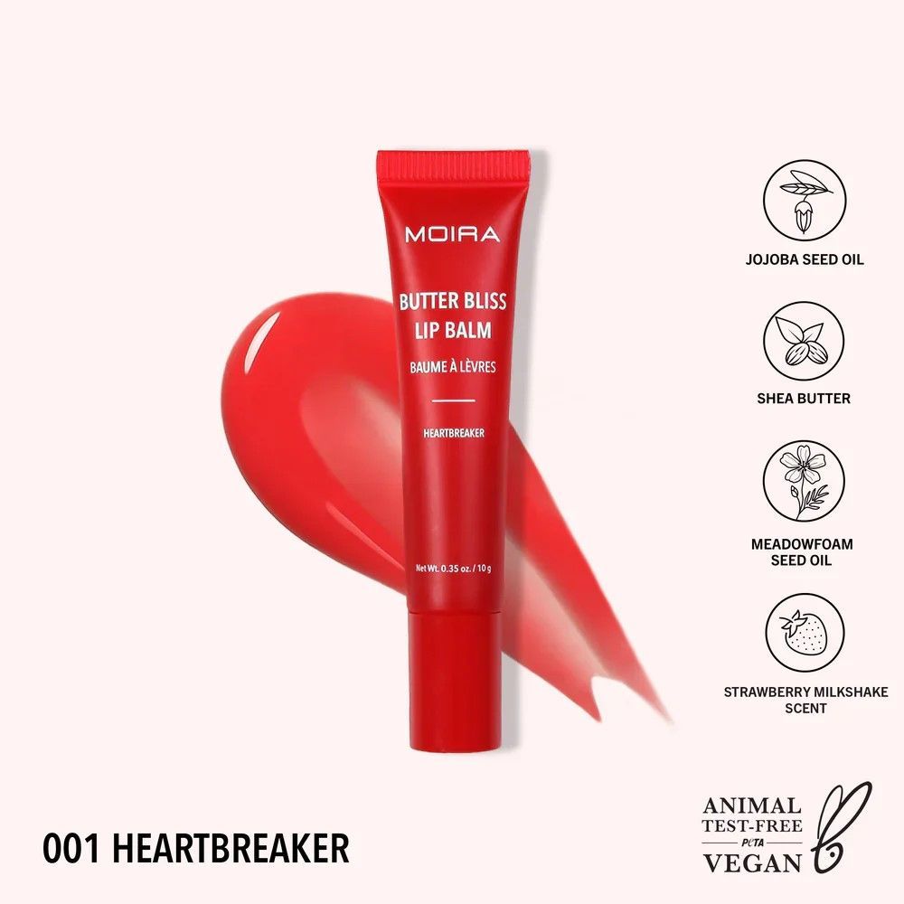Butter Bliss Lip Balm - MOIRA, Tono: 001 Heartbreaker