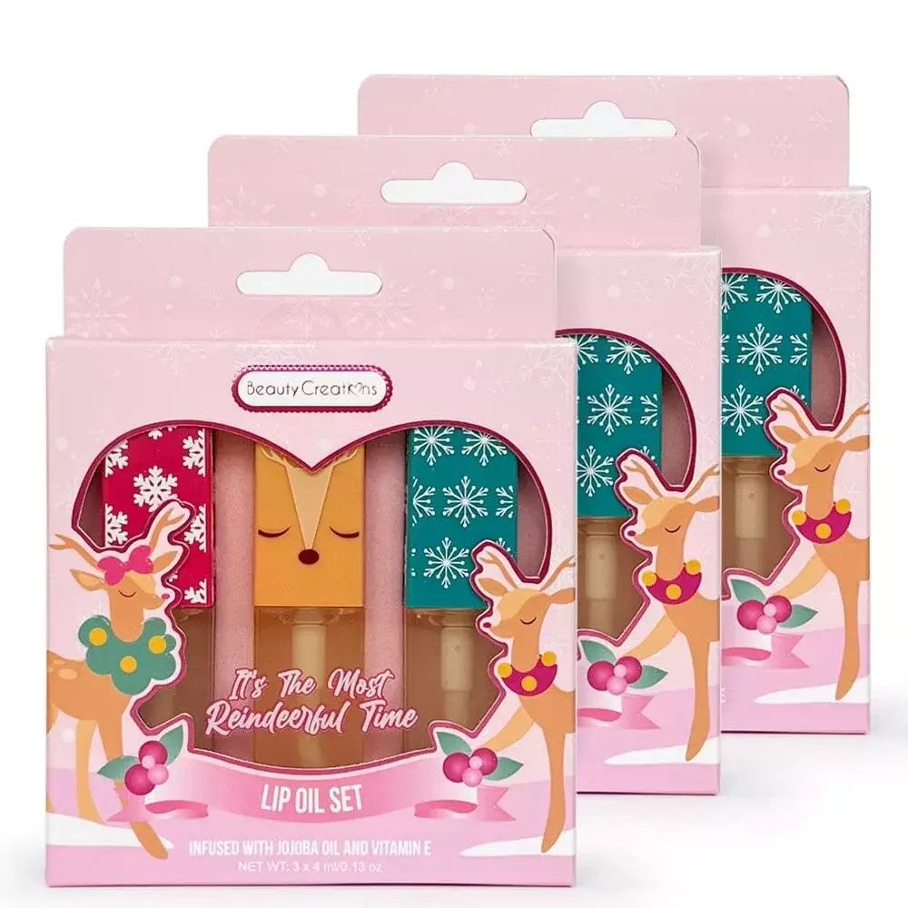 Set de Lip Oil  It´s the most Reindeerful Time - Beauty Creations