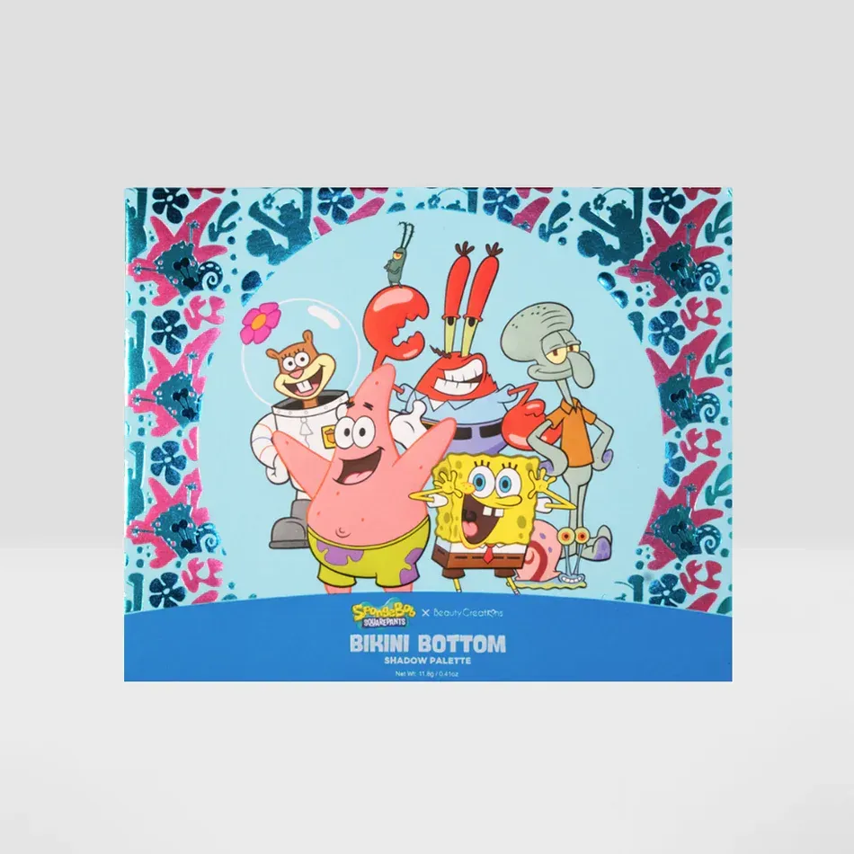 Paleta de sombras Bikini Bottom - Bob Esponja - Beauty Creations