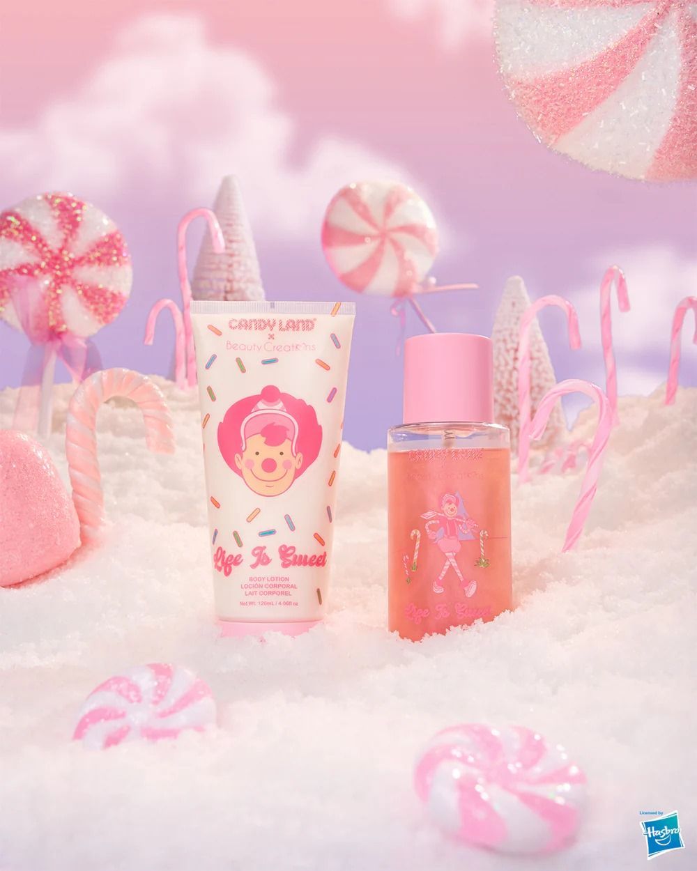 Candy Land - Set De Loción Y Mist Con Brillo - Life Is Sweet x Beauty Creations Candy Land - Set De Loción Y Mist Con Brillo - Life Is Sweet x Beauty Creations