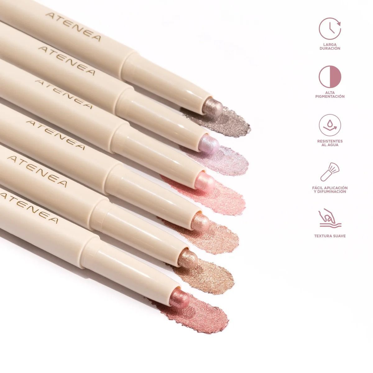 SOMBRAS CREMOSAS EN BARRA METALICAS -ATENEA SOMBRAS CREMOSAS EN BARRA METALICAS -ATENEA