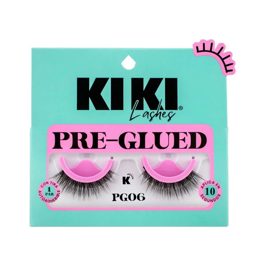PAR DE PESTAÑAS PRE GLUED PG06 KIKI LASHES PAR DE PESTAÑAS PRE GLUED PG06 KIKI LASHES
