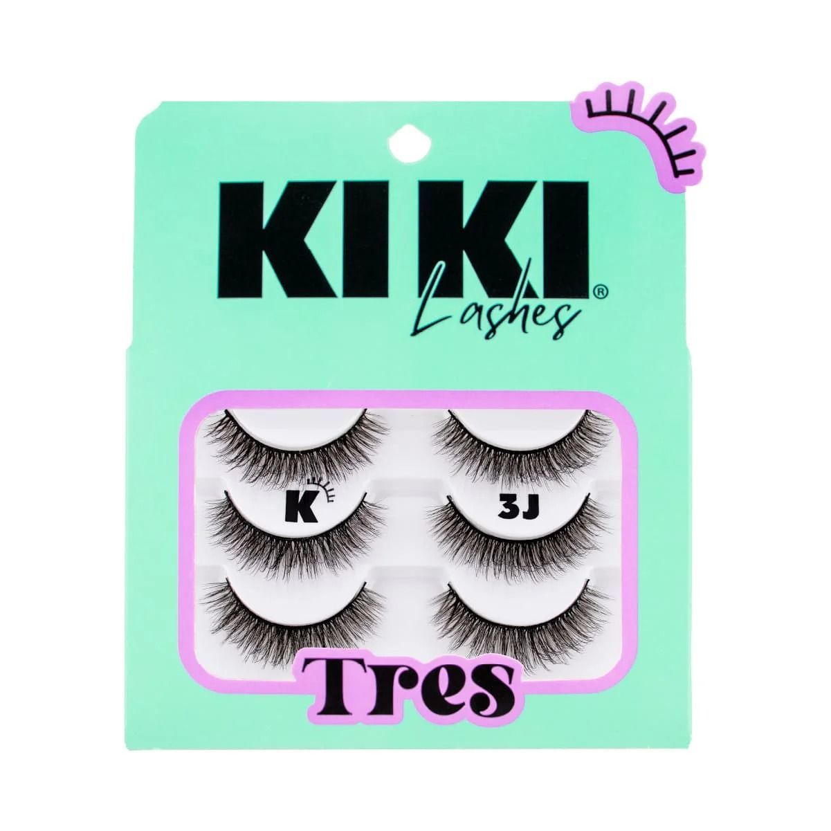 Pestañas: Tres - Kiki Lashes 3J