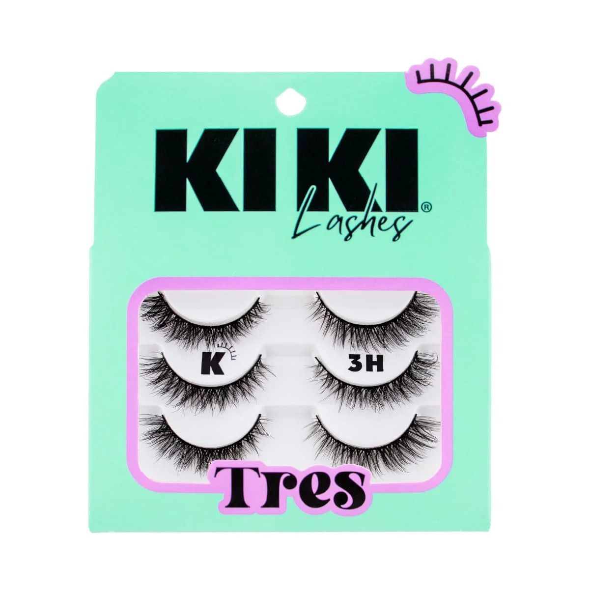 Pestañas: Tres - Kiki Lashes 3H