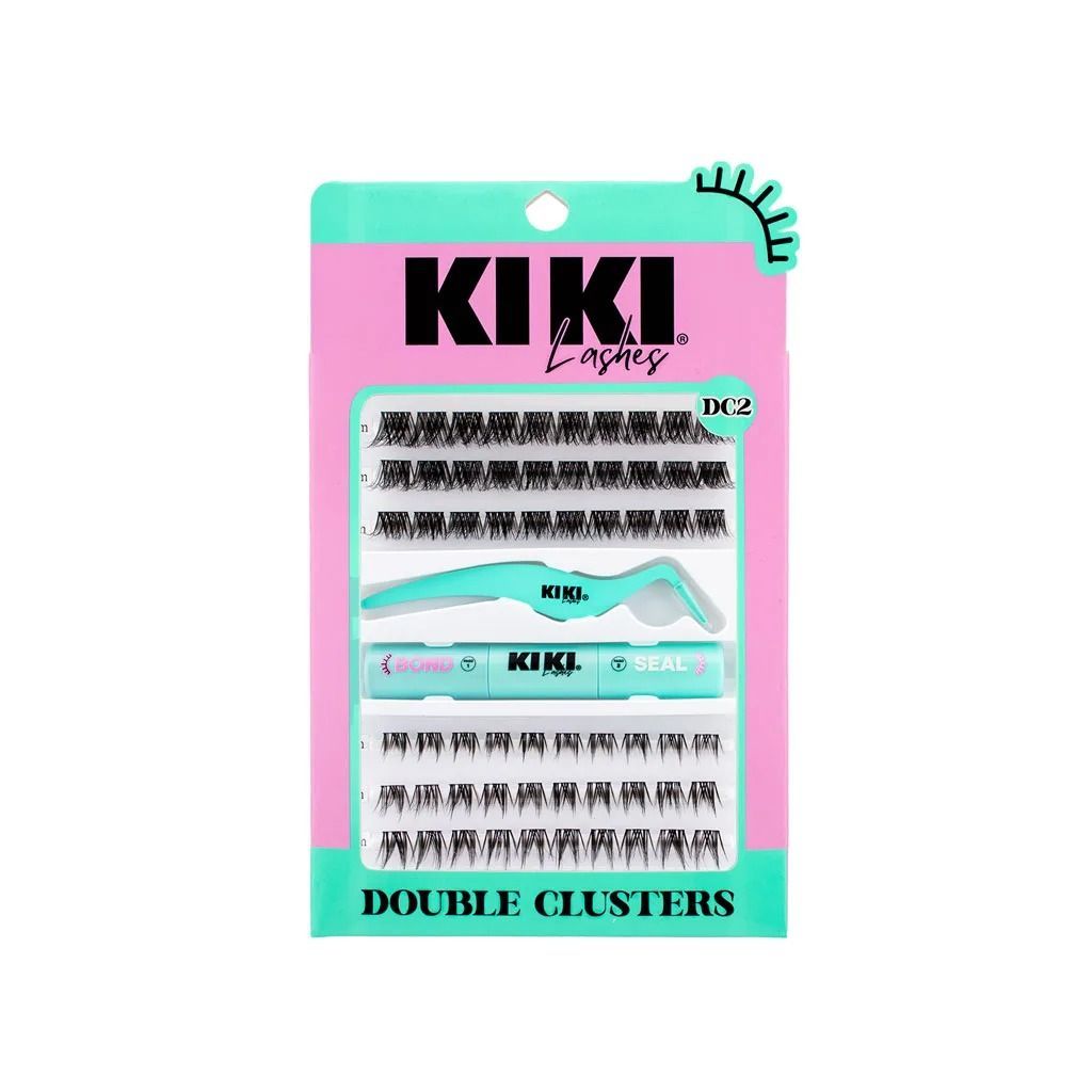Kit de Pestaña Construible Double Cluster – Kiki Lashes DC2