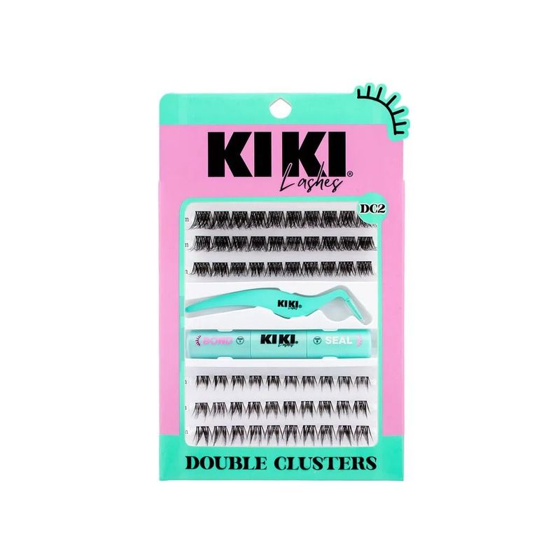 Kit de Pestaña Construible Double Cluster – Kiki Lashes DC2