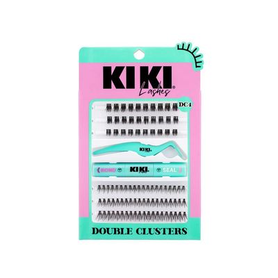 Kit de Pestaña Construible Double Cluster – Kiki Lashes DC4 Kit de Pestaña Construible Double Cluster – Kiki Lashes DC4