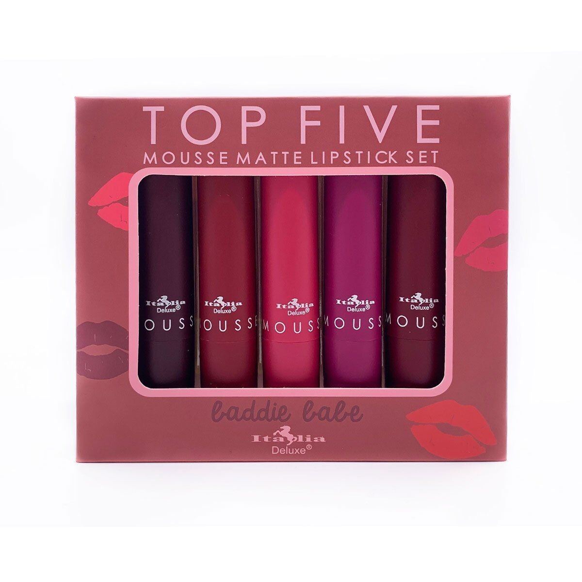 Set de labiales Matte Baddie Babe- Italia Deluxe Set de labiales Matte Baddie Babe- Italia Deluxe