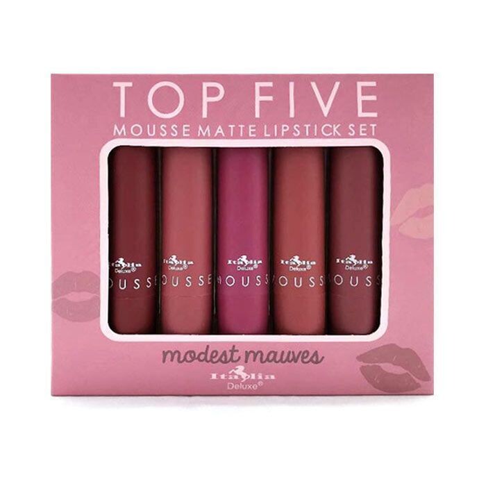 Set de labiales Matte Modest Mauves - Italia Deluxe Set de labiales Matte Modest Mauves - Italia Deluxe