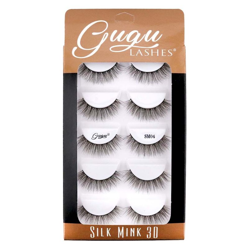 Pestañas Silk Mink 3D SM04 - Gugu Lashes Pestañas Silk Mink 3D SM04 - Gugu Lashes