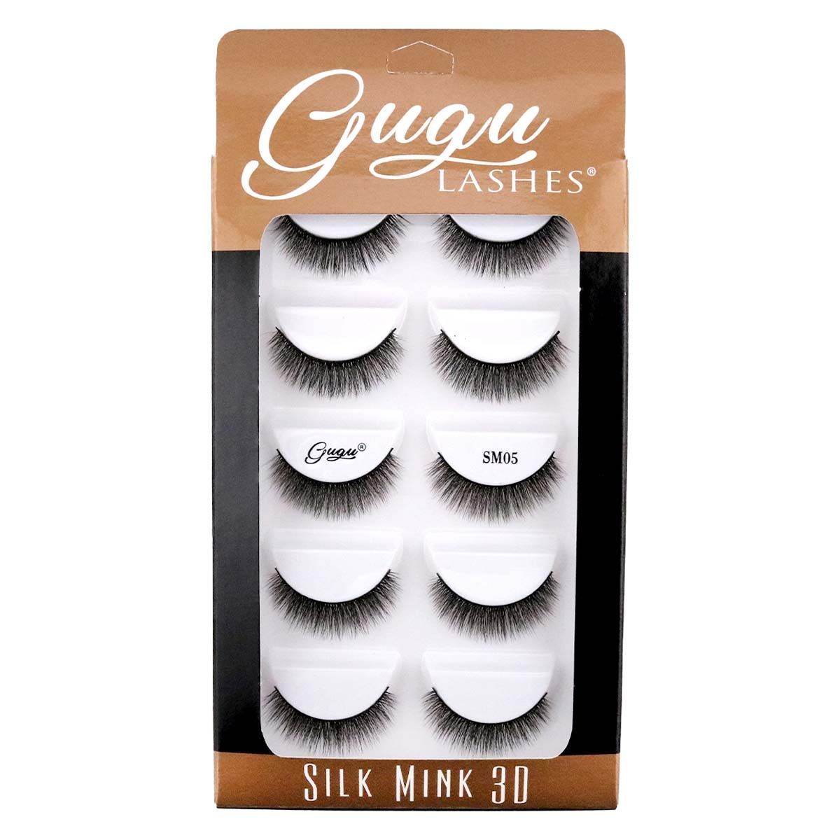 Pestañas Silk Mink 3D SM05 - Gugu Lashes Pestañas Silk Mink 3D SM05 - Gugu Lashes