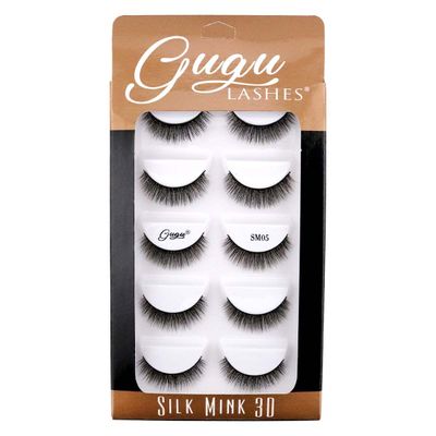 Pestañas Silk Mink 3D SM05 - Gugu Lashes Pestañas Silk Mink 3D SM05 - Gugu Lashes
