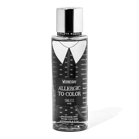 Body Mist Allergic to Color - Merlina -SINLESS Beauty. Body Mist Allergic to Color - Merlina -SINLESS Beauty.