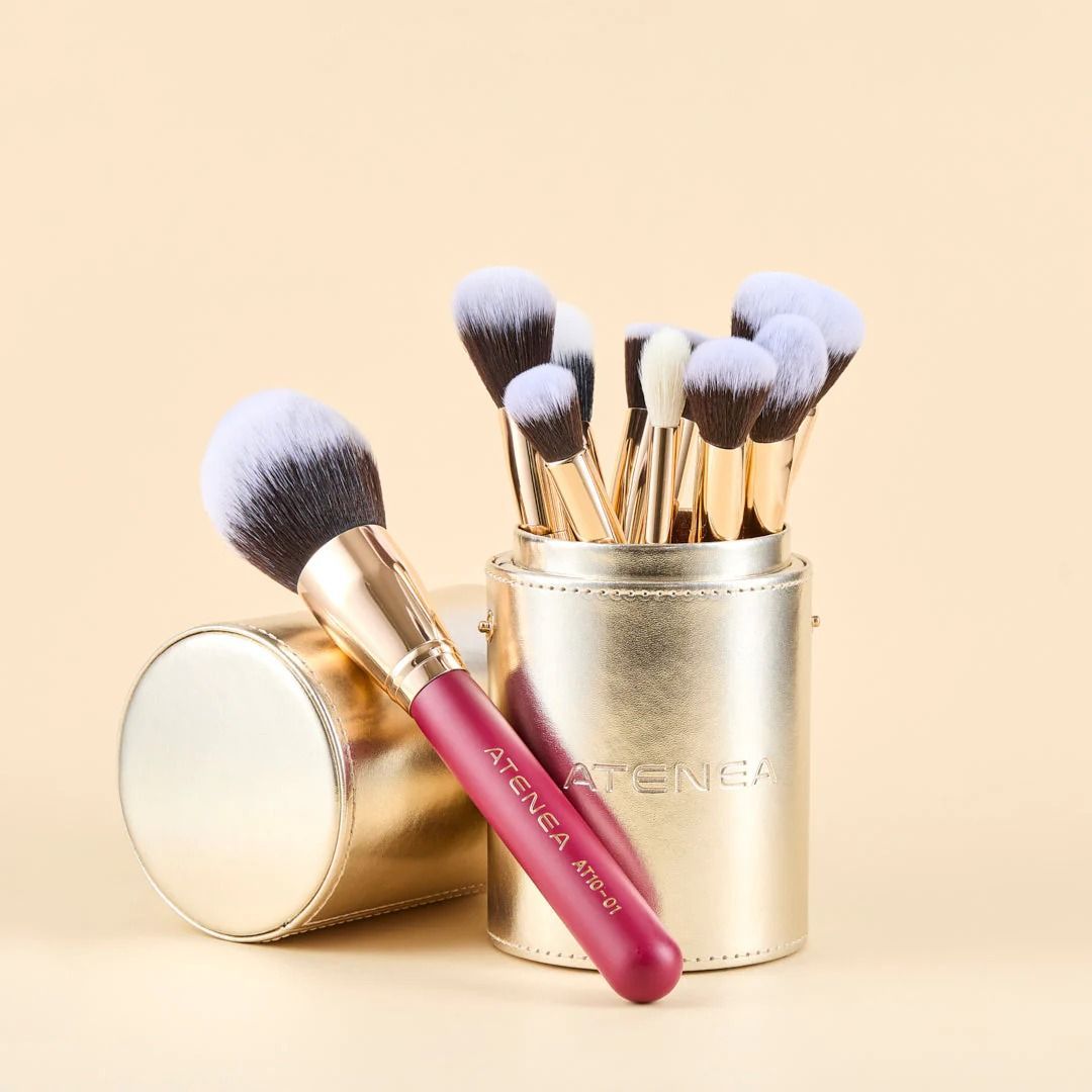 KIT DE BROCHAS SCARLET ROSTRO X9 PCS ATENEA KIT DE BROCHAS SCARLET ROSTRO X9 PCS ATENEA