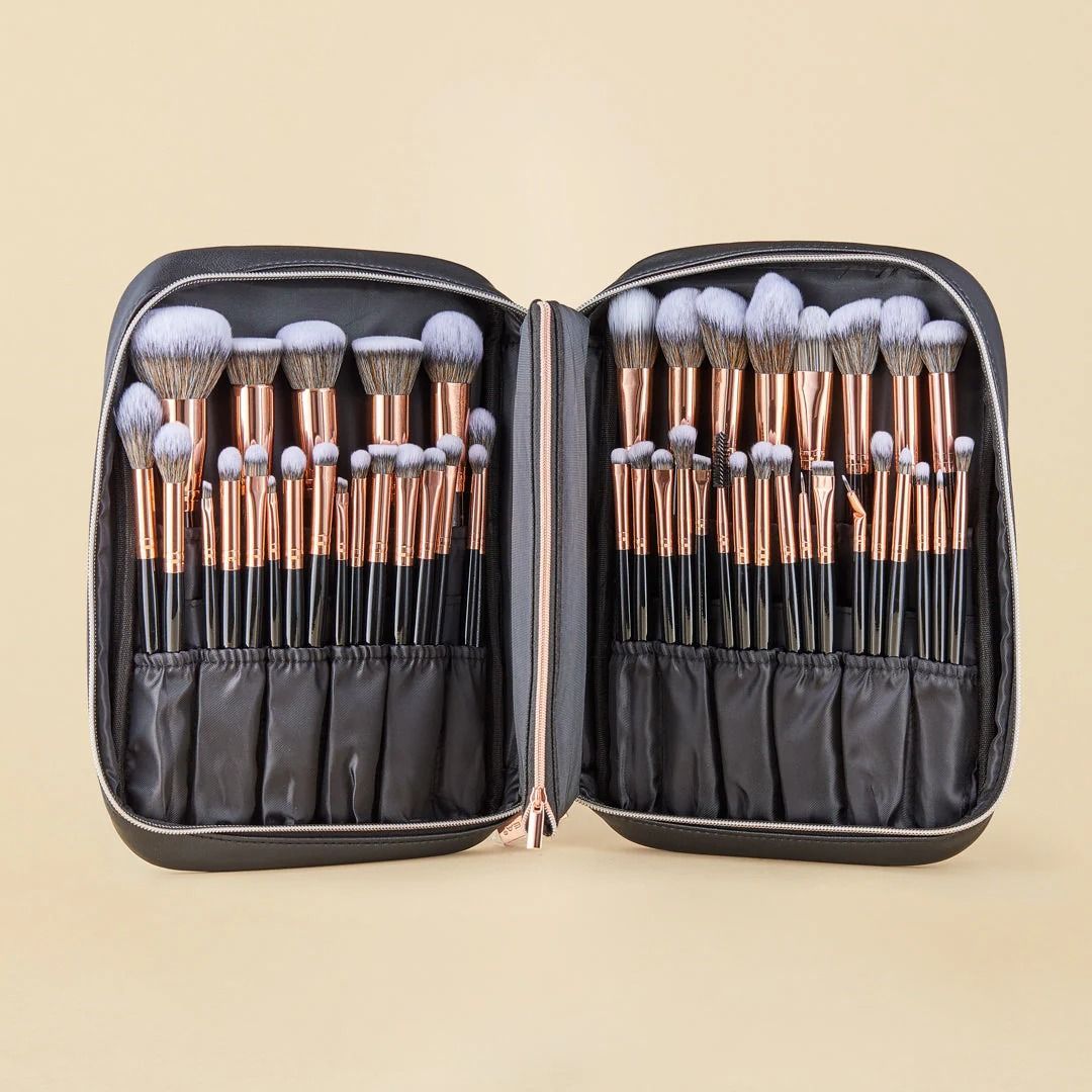 KIT DE BROCHAS DE MAQUILLAJE FLAWLESS X46 PCS -ATENEA-
