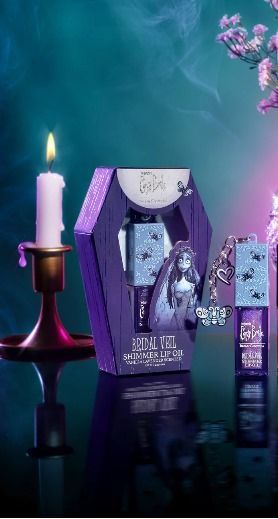 Tim Burton's Corpse Bride X Beauty Creations - Aceite De Labios Con Brillo - Bridal Veil Tim Burton's Corpse Bride X Beauty Creations - Aceite De Labios Con Brillo - Bridal Veil