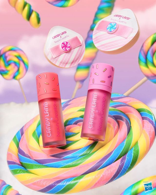 Candy Land - Set Rubor Líquido + Esponja Mini - Lollipoppin x Beauty Creations