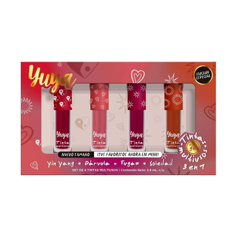 Set Edición Especial Versión Mini: 4 Tintas Multiusos -YUYA