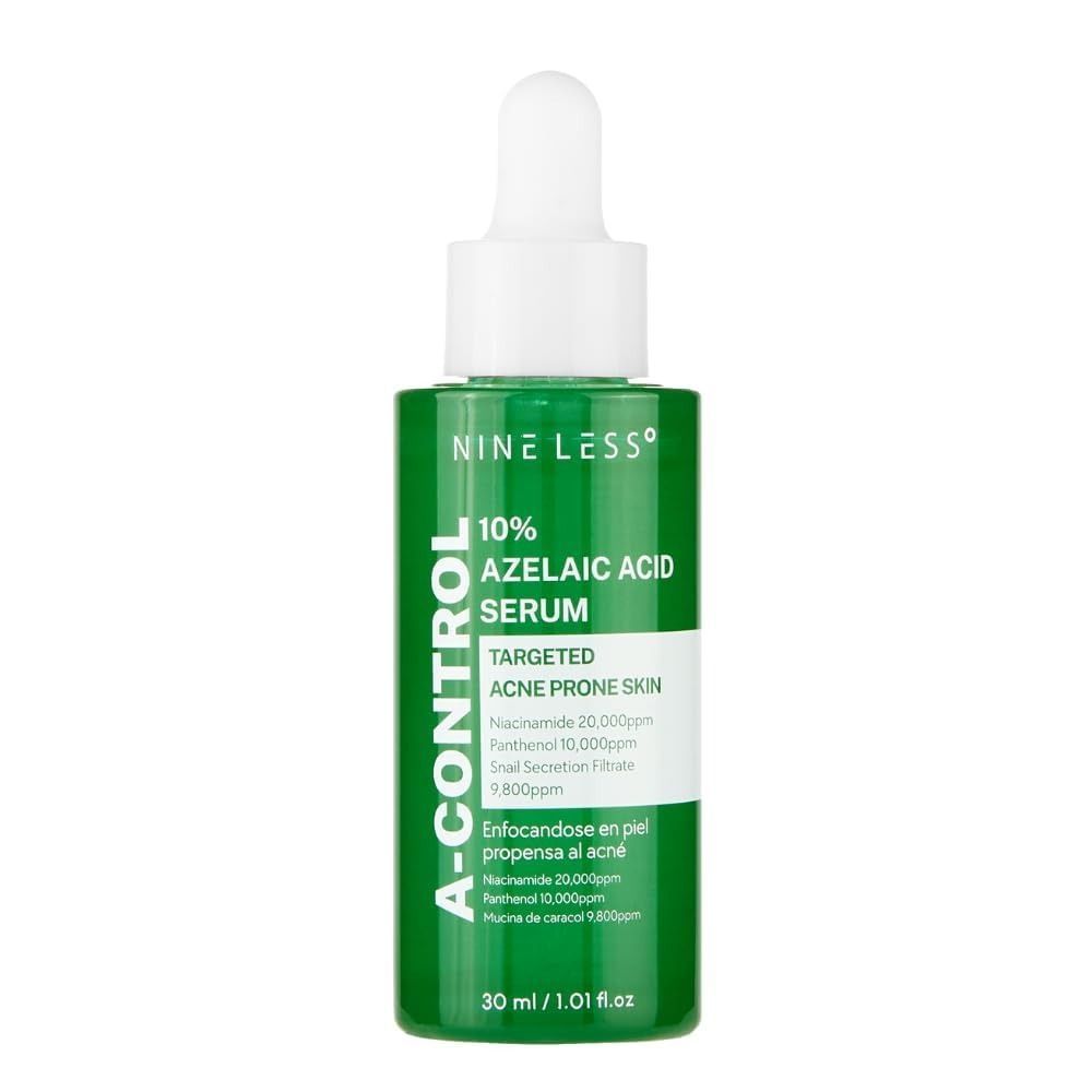 NINELESS-A-Control Azelaic Acid Serum 30ml | Sérum Facial con 10% de Ácido Azelaico, Niacinamida, Centella Asiática y Filtrado de Caracol NINELESS-A-Control Azelaic Acid Serum 30ml | Sérum Facial con 10% de Ácido Azelaico, Niacinamida, Centella Asiática y Filtrado de Caracol