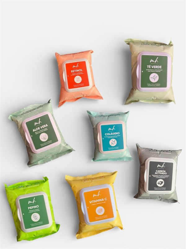 Toallitas Humedas desmaquillantes mh BEAUTY.