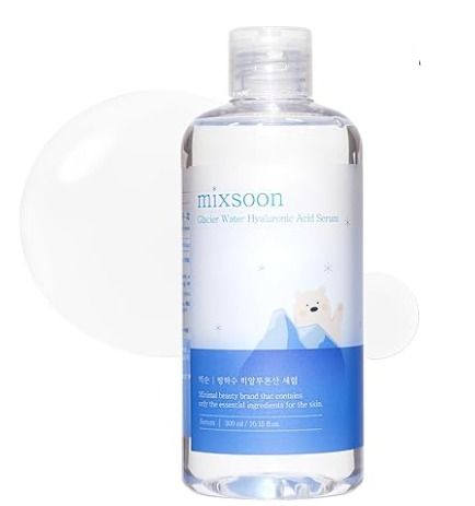Mixsoon Sérum Facial de Ácido Hialurónico con Agua Glaciar, 300 ml, Hidratación Profunda Mixsoon Sérum Facial de Ácido Hialurónico con Agua Glaciar, 300 ml, Hidratación Profunda