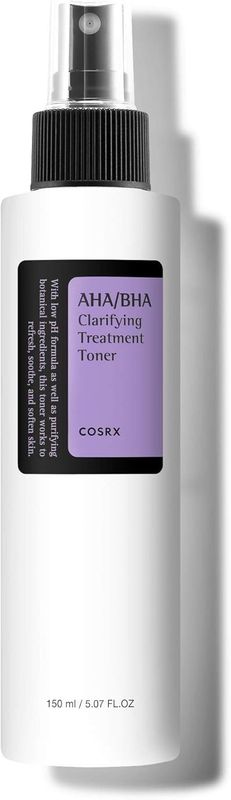 Cosrx AhA/BHA Clarifying Treatment Toner.
