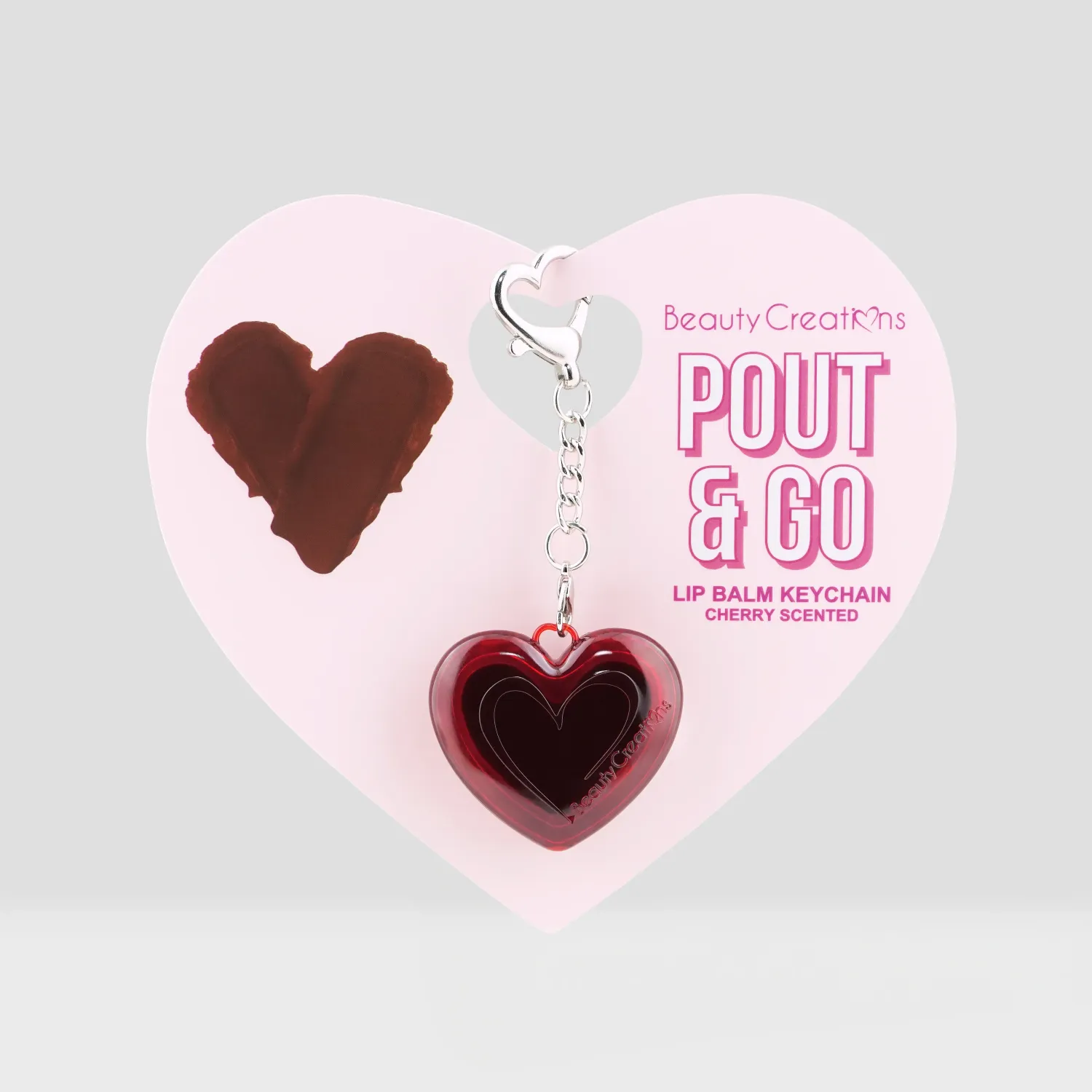 Pout & Go - Llaveros Con Bálsamo Labial - CEREZA Pout & Go - Llaveros Con Bálsamo Labial - CEREZA