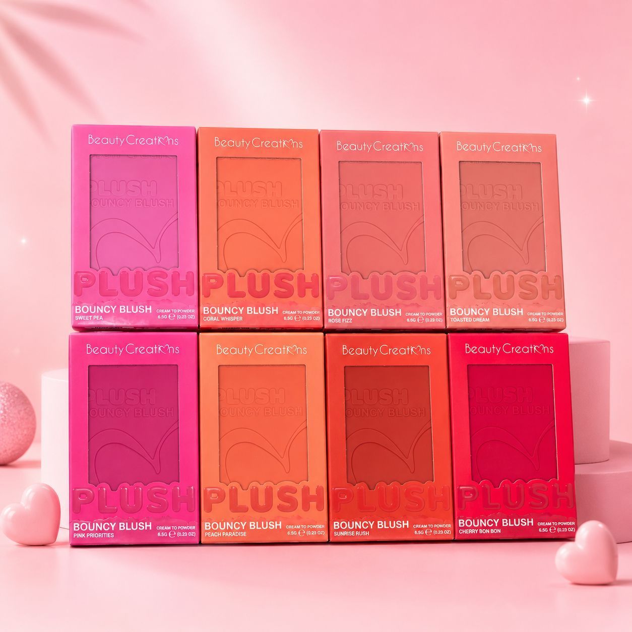 Rubores compactos PLUSH - Beauty Creations Rubores compactos PLUSH - Beauty Creations
