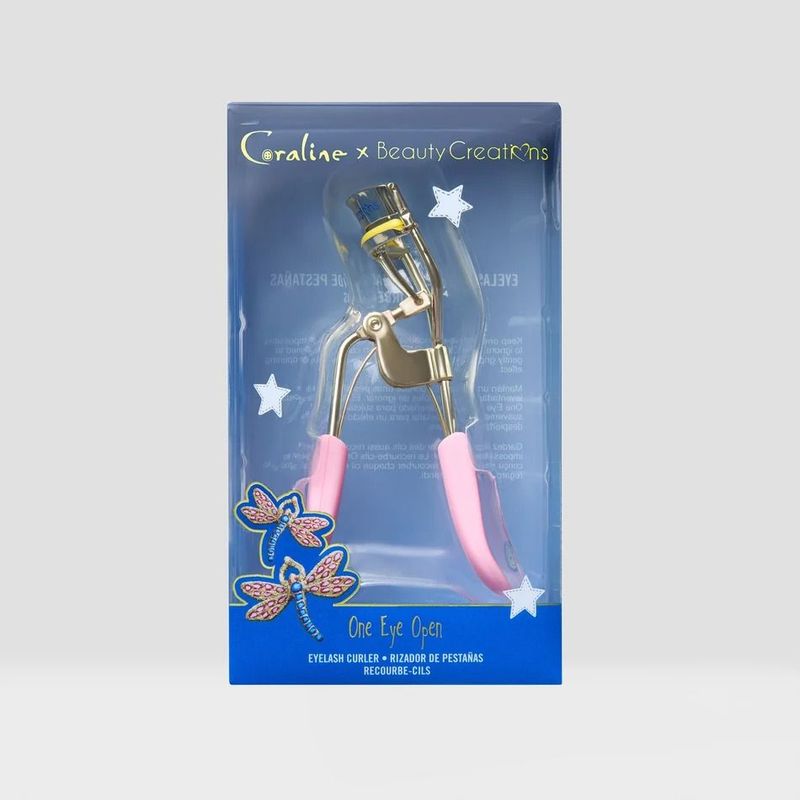 RIZADOR DE PESTANAS ONE EYE OPEN CORALINE X BEAUTY CREATIONS