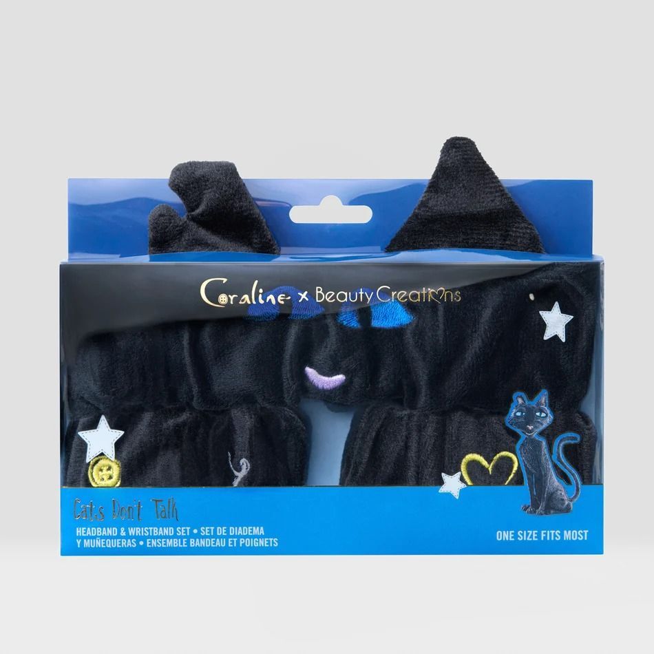SET DE BANDA Y MUNEQUERA CATS DONT TALK CORALINE X BEAUTY CREATIONS SET DE BANDA Y MUNEQUERA CATS DONT TALK CORALINE X BEAUTY CREATIONS