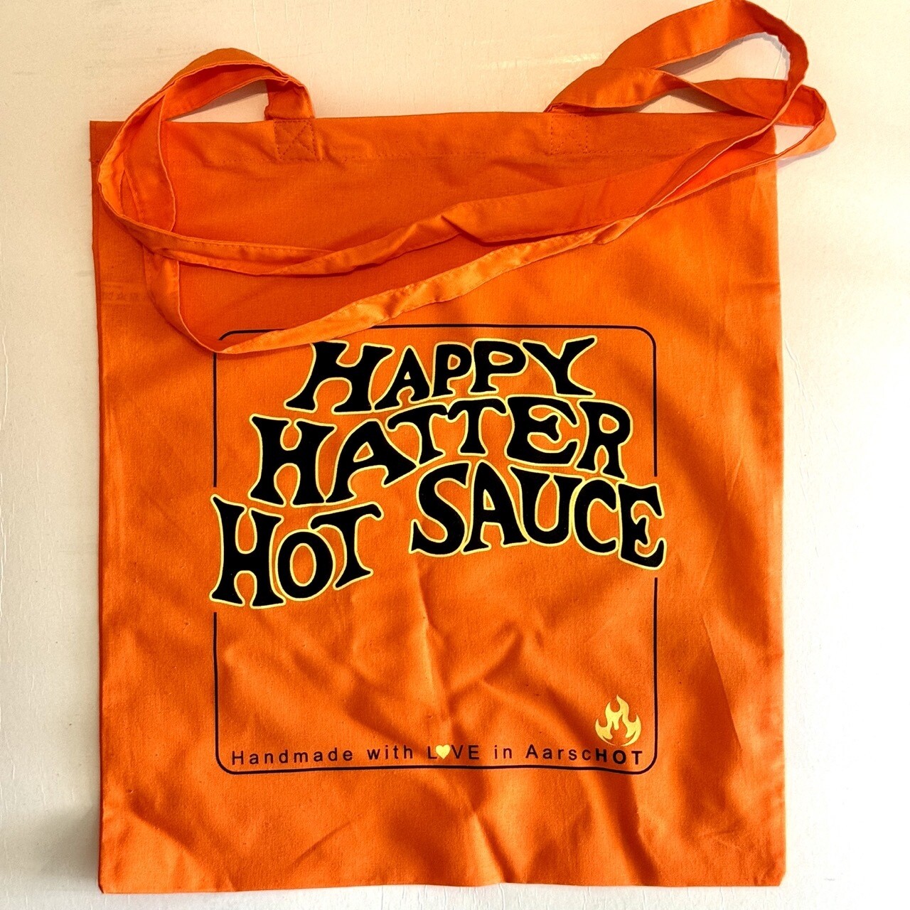 Happy Hatter Hot Sauce totebag