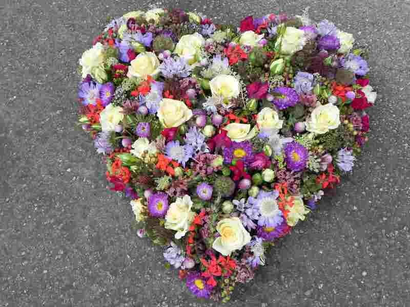 Blumenherz (Lieferfrist 24 Std.)