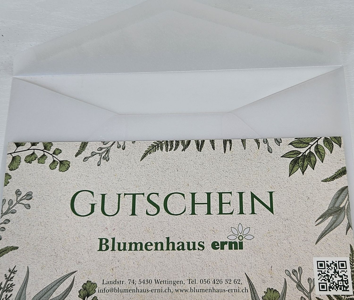 Gutschein, wählbar CHF 20.00 - 100.00