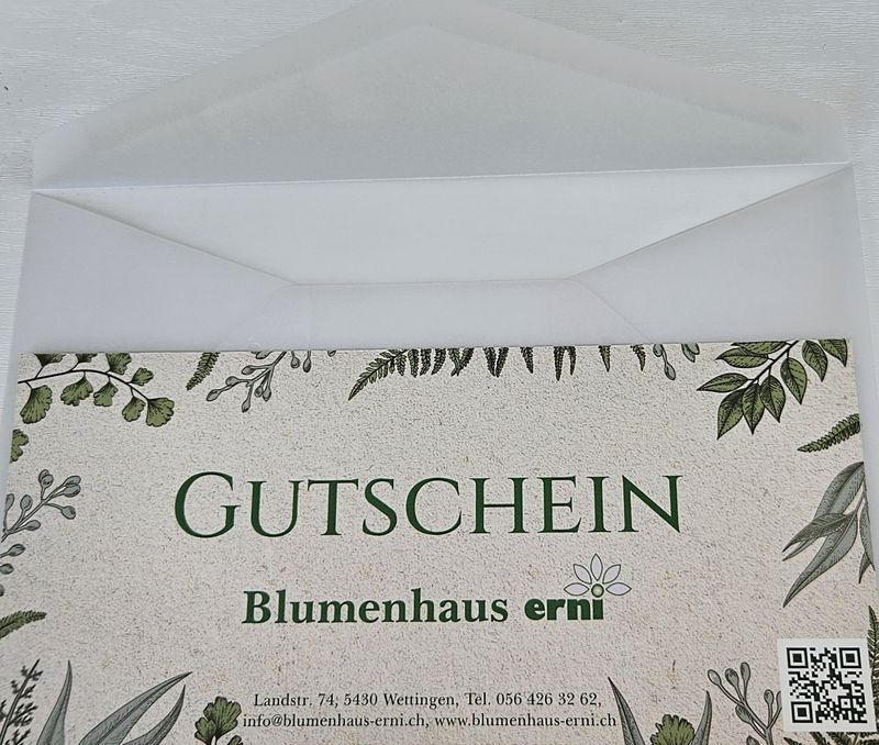 Gutschein, wählbar CHF 20.00 - 100.00