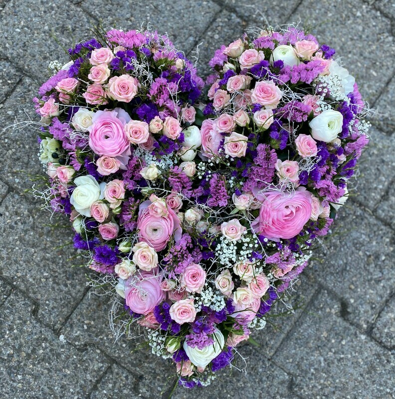 Blumenherz (Lieferfrist 24 Std.)