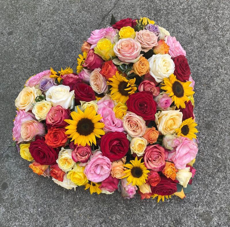 Blumenherz (Lieferfrist 24 Std.)