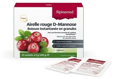 ALPINAMED Airelle rouge D-Mannose gran 20 sach 5 g