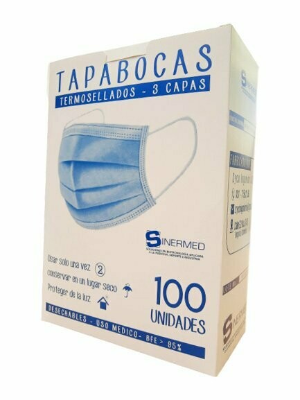 Tapabocas termosellado