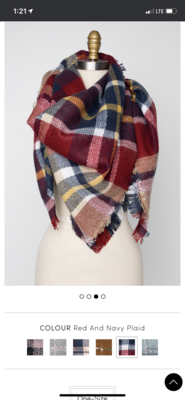 All The Plaid Scarf