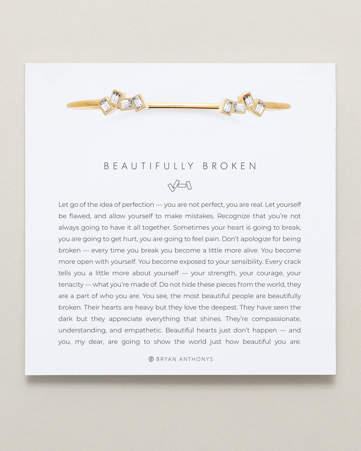 Bryan Anthony’s Beautifully Broken Bracelet