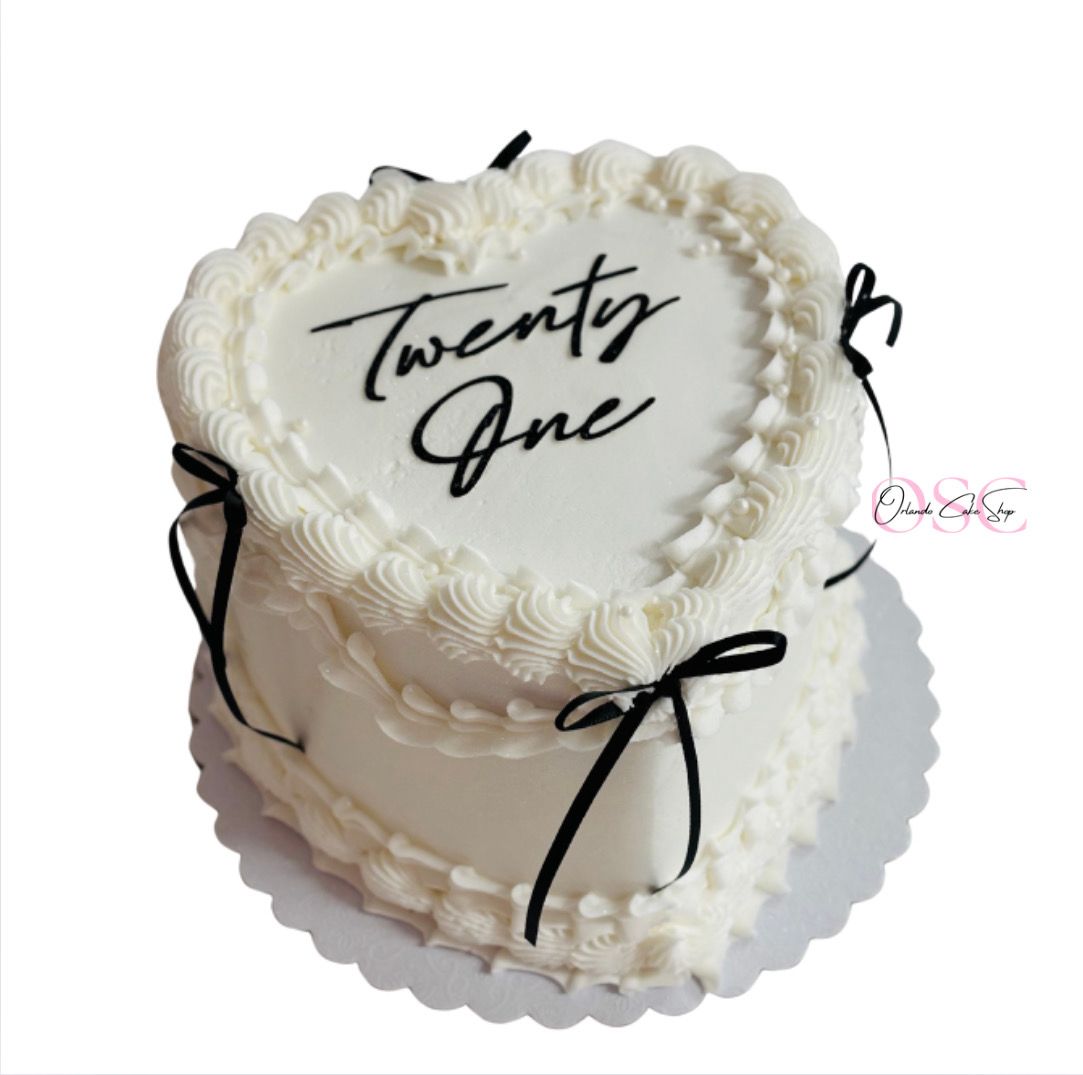 Vintage Heart Cake