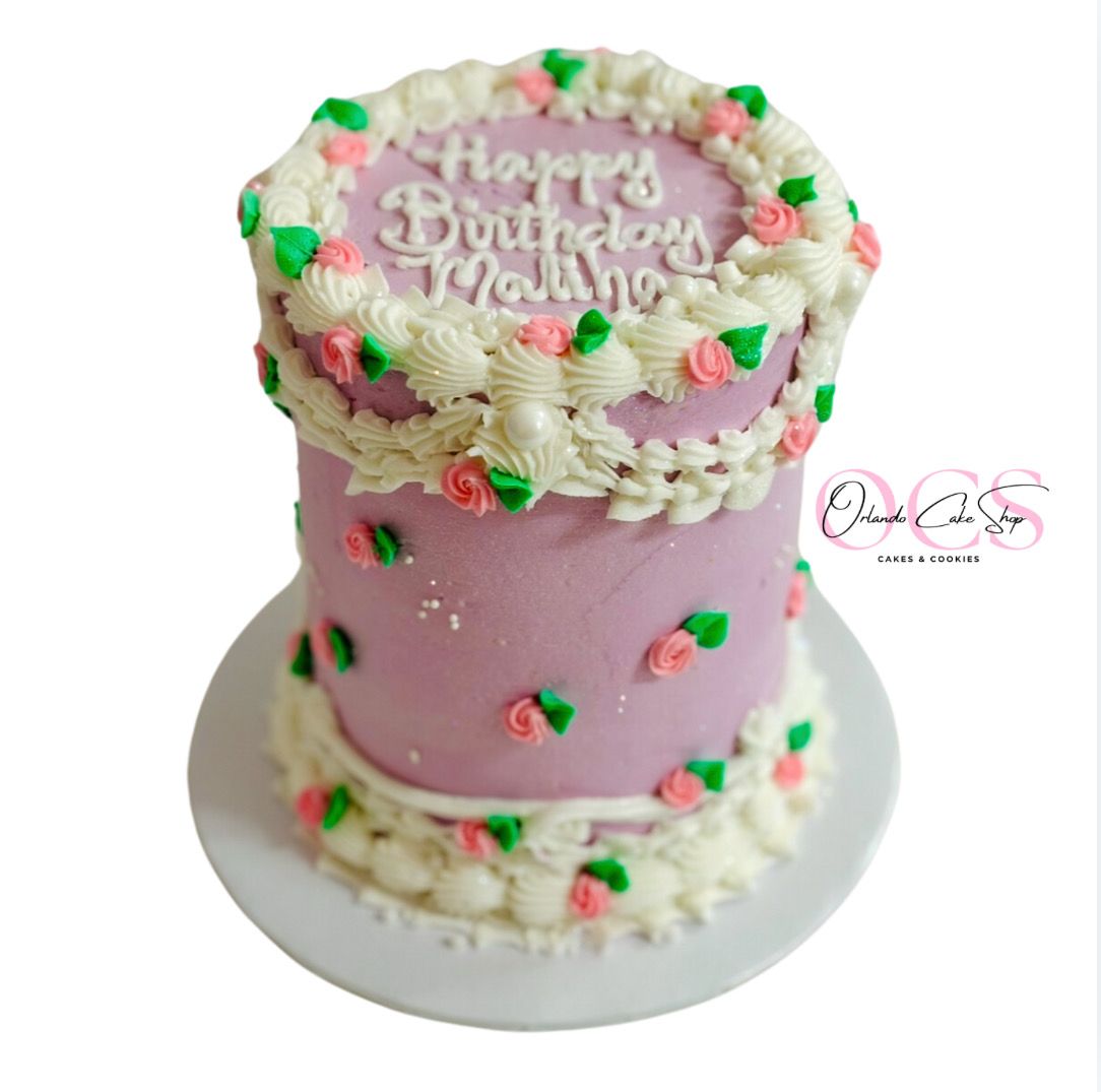 Floral Vintage Cake
