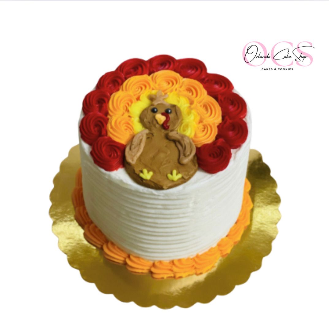 Thanksgiving Turkey Cake