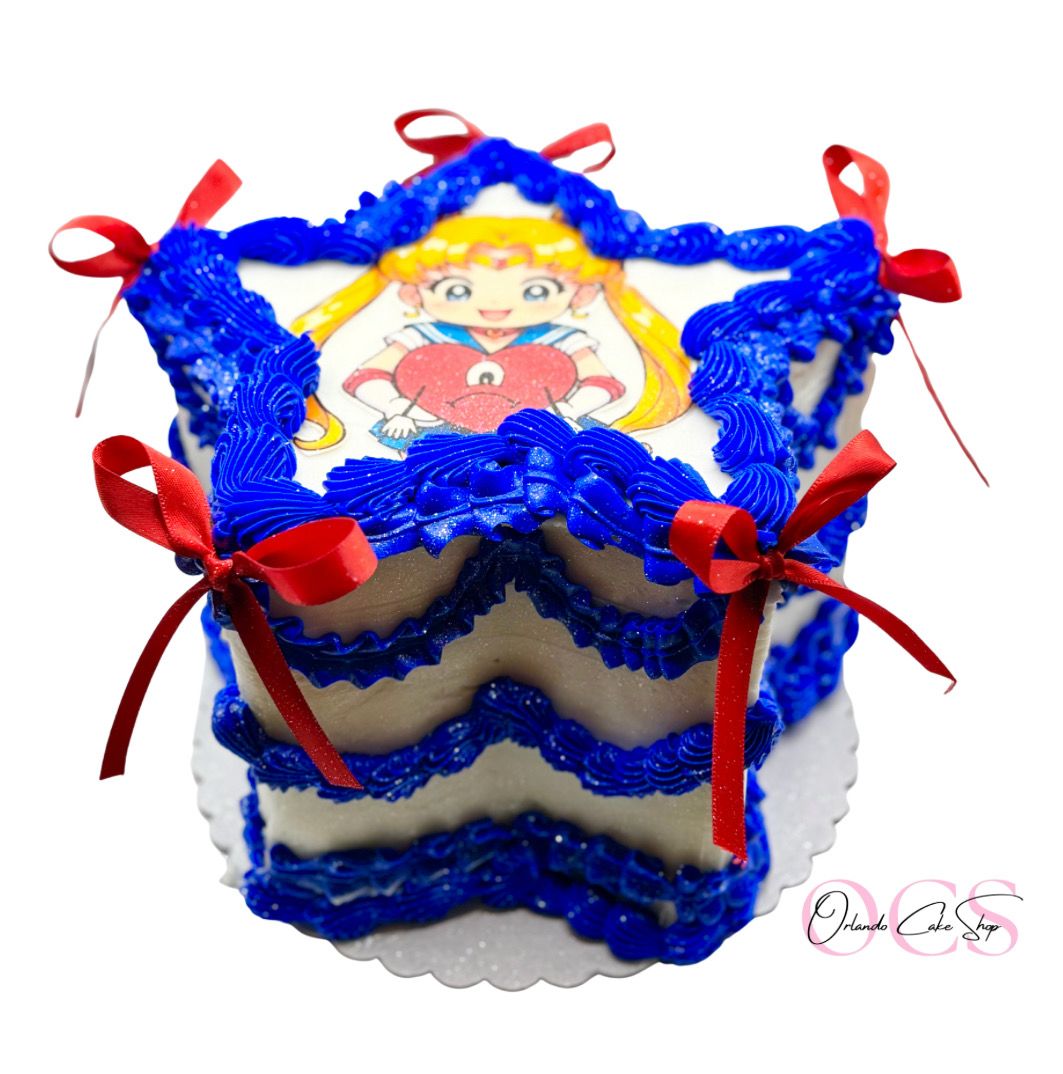 Vintage Star Cake